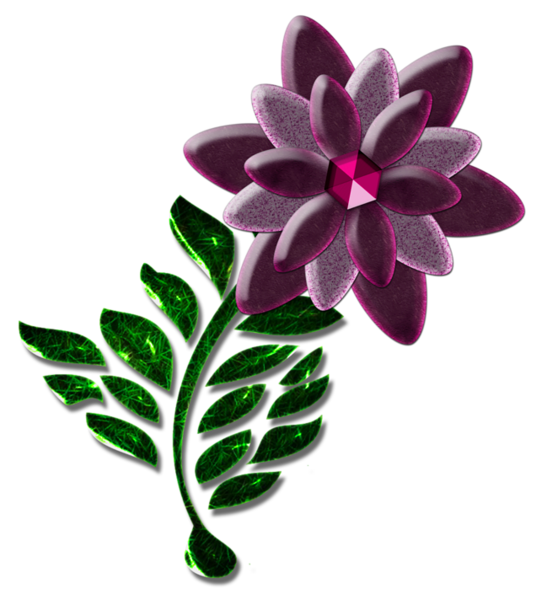 This png image - Decorative Jewelry Flower PNG Decorative Element, is available for free download