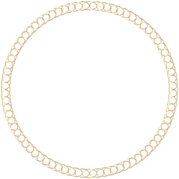 This png image - Decorative Round Border Frame PNG Clipart, is available for free download