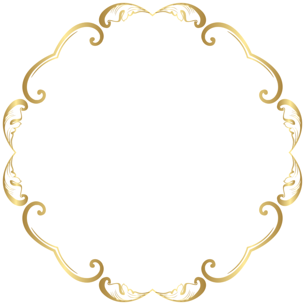 This png image - Decorative Round Border Frame Transparent Image, is available for free download