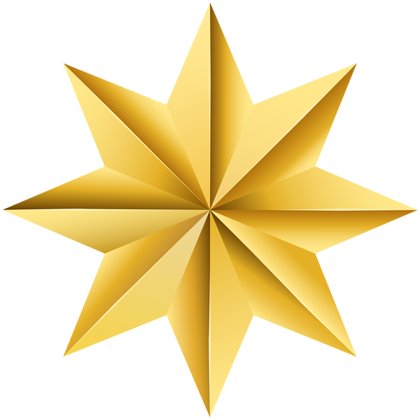 This png image - Decorative Yellow Star PNG Clipart, is available for free download