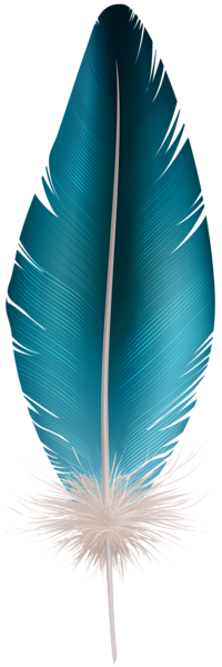 This png image - Feather Blue PNG Clip Art Image, is available for free download