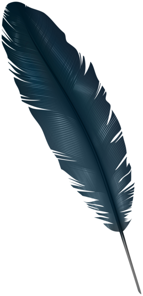 This png image - Feather Dark Blue PNG Clipart, is available for free download