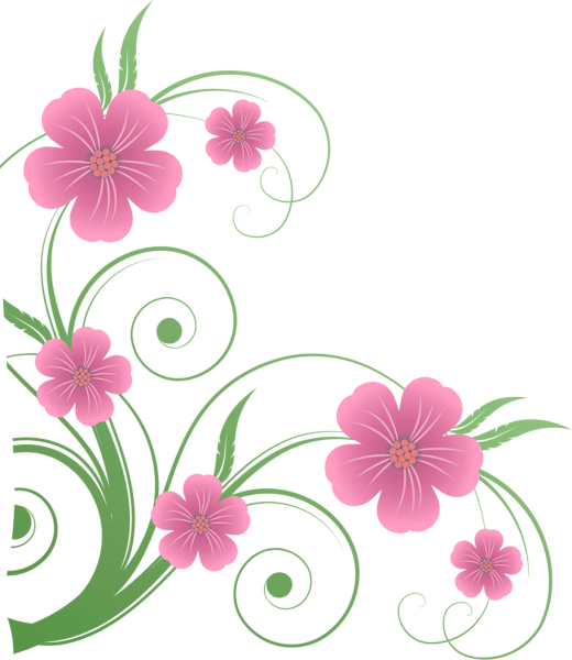 Flowers PNG Decorative Element Clipart | Gallery Yopriceville - High