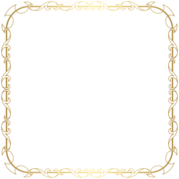 This png image - Frame Border Golden PNG Decoration, is available for free download