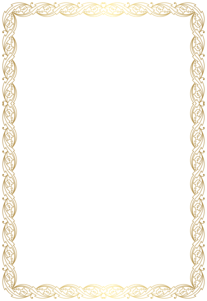 This png image - Frame Border Transparent Gold Image, is available for free download