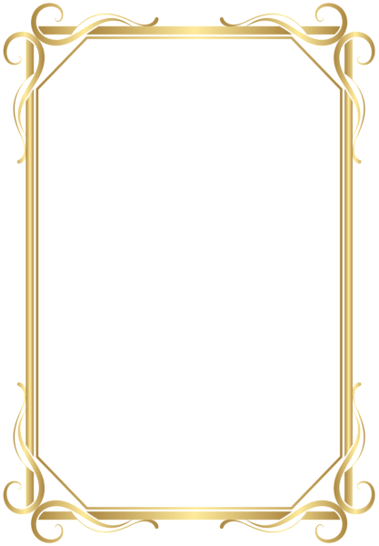 Frame Border Transparent PNG Gold Image | Gallery ...
