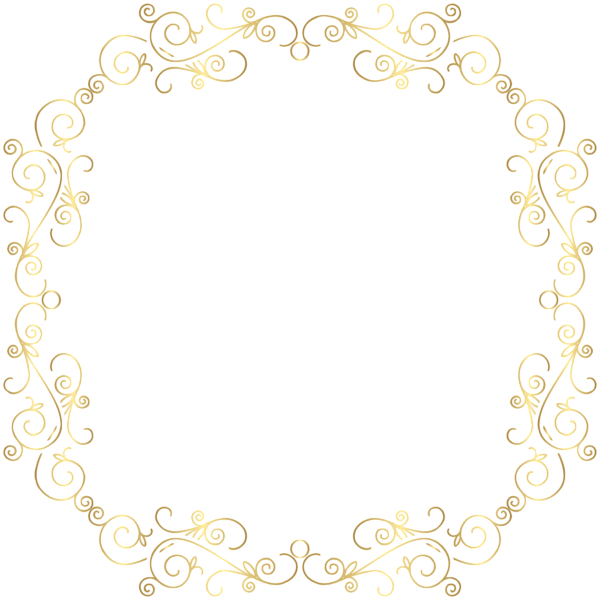 This png image - Frame Gold Border Clipart Image, is available for free download