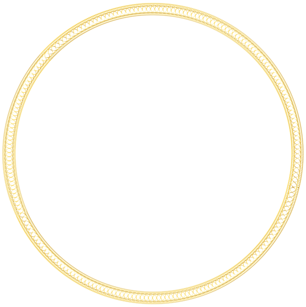 This png image - Frame Gold Round PNG Transparent Clipart, is available for free download
