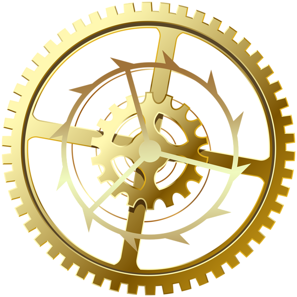 This png image - Gear Gold PNG Clip Art Image, is available for free download