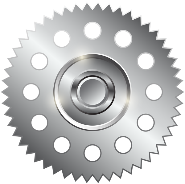 This png image - Gear Silver Clip Art PNG Image, is available for free download
