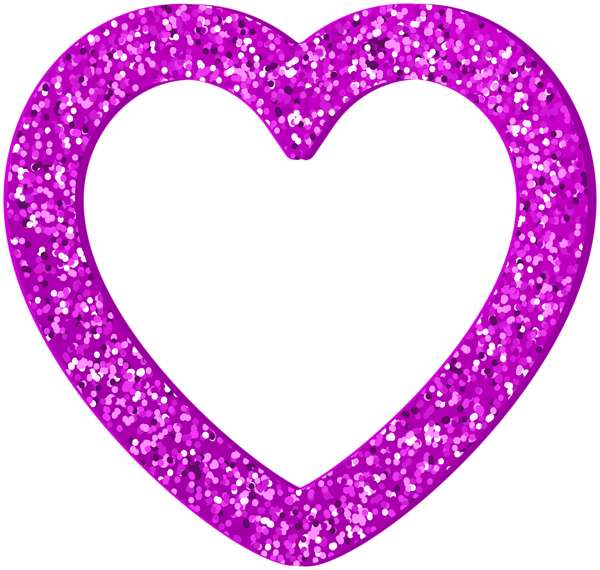 Glitter Heart Border Frame Gallery Yopriceville HighQuality Free