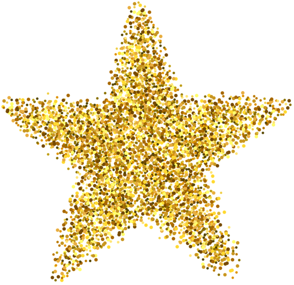 This png image - Glitter Star Decoration PNG Clip Art Image, is available for free download