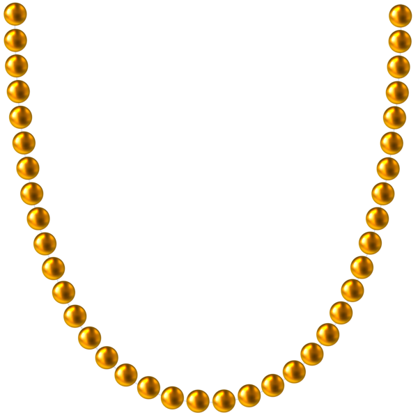 This png image - Gold Beads PNG Clip Art Image, is available for free download