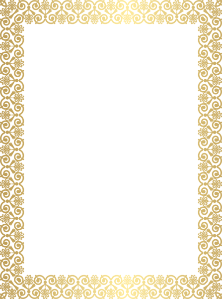 This png image - Gold Border Frame Clip Ar PNG Image, is available for free download
