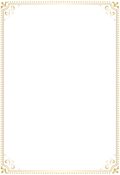 This png image - Gold Border Frame Clip Art Image, is available for free download