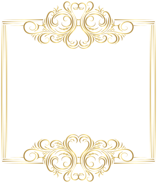 This png image - Gold Border Frame PNG Clip Art, is available for free download