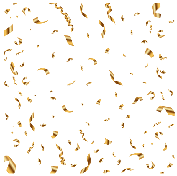 This png image - Gold Confetti Transparent Clip Art Image, is available for free download