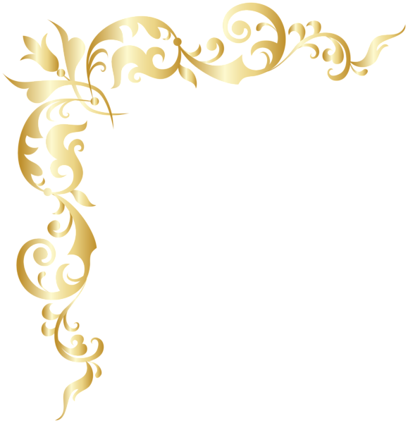 Gold Corner PNG Clip Art | Gallery Yopriceville - High-Quality Free ...