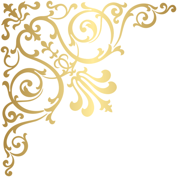 This png image - Gold Corner Transparent PNG Clip Art, is available for free download