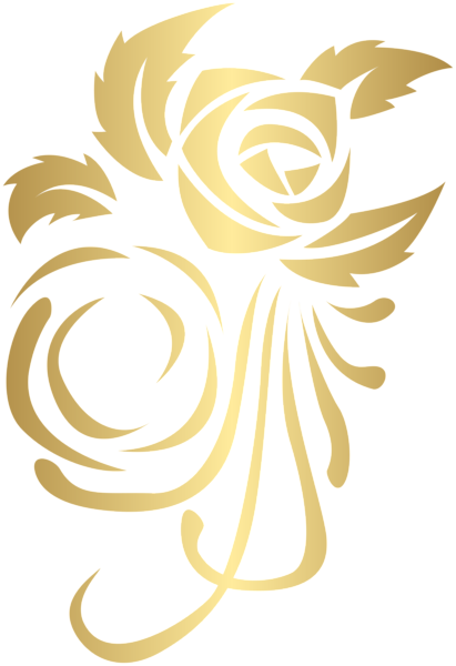 This png image - Gold Deco Flower Transparent Clip Art, is available for free download