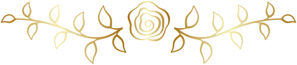 This png image - Gold Deco Rose Element PNG Clip Art Image, is available for free download