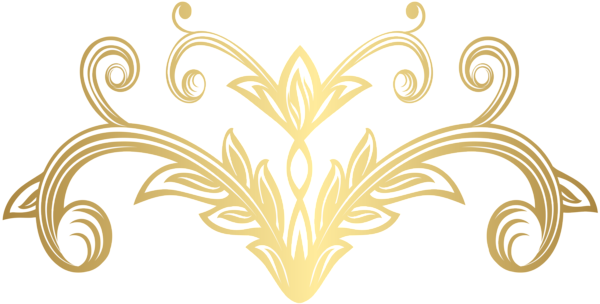 This png image - Gold Decorative Element PNG Clipart, is available for free download