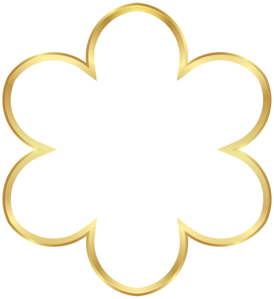 This png image - Gold Flower Frame PNG Transparent Clipart, is available for free download