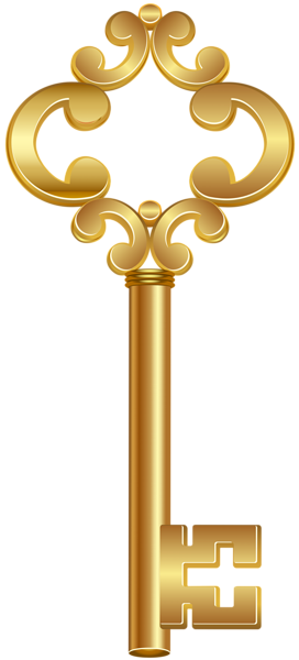 This png image - Gold Key PNG Clip Art Image, is available for free download