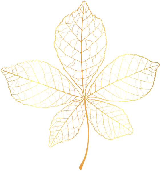 This png image - Gold Leaf Decoration PNG Clipart, is available for free download
