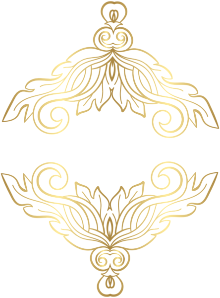 This png image - Gold Ornaments PNG Clip Art Image, is available for free download