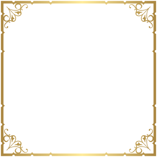 This png image - Gold Ornate Border Frame PNG Clipart, is available for free download