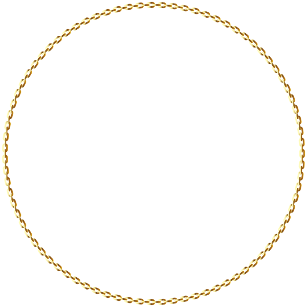 Gold Round Border Frame Transparent PNG Image | Gallery ...