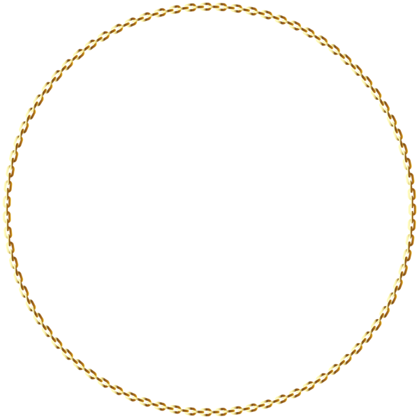 This png image - Gold Round Border Frame Transparent PNG Image, is available for free download