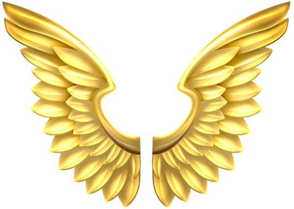 Gold Wings Transparent PNG Clip Art Image | Gallery ...