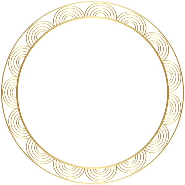 This png image - Golden Border Deco Transparent Clipart, is available for free download