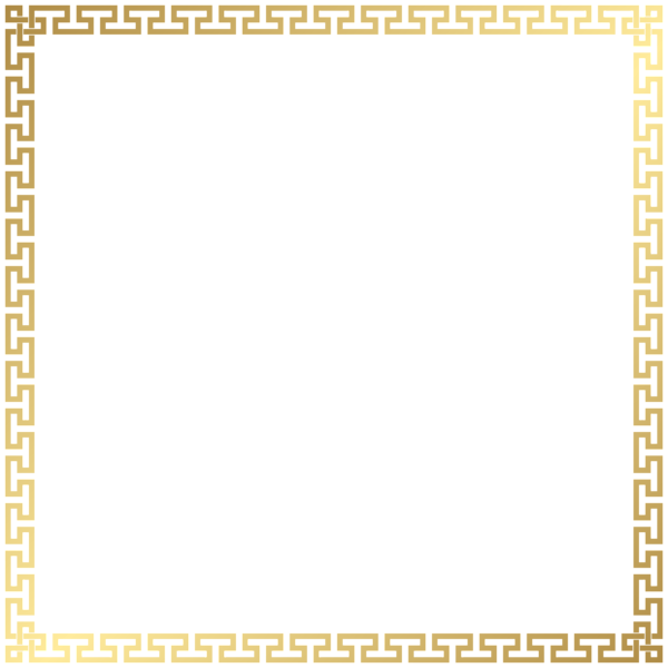 This png image - Golden Border Frame Decorative Clipart Image, is available for free download