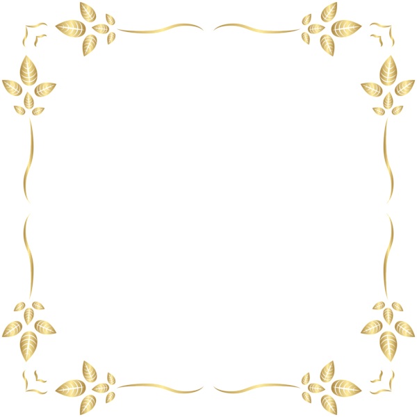 This png image - Golden Border Frame PNG Clip Art, is available for free download