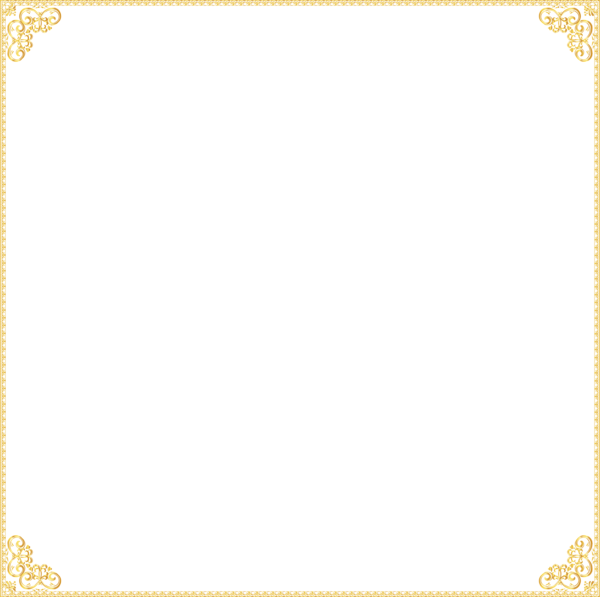 This png image - Golden Border Frame Transparent Clip Art Image, is available for free download