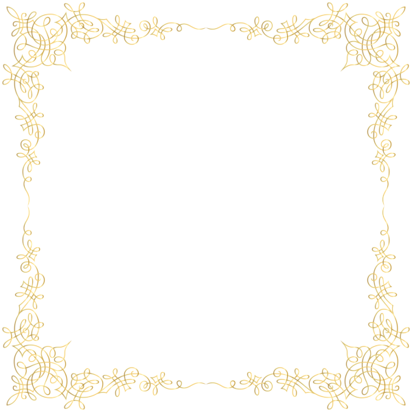 This png image - Golden Border Transparent PNG Image, is available for free download
