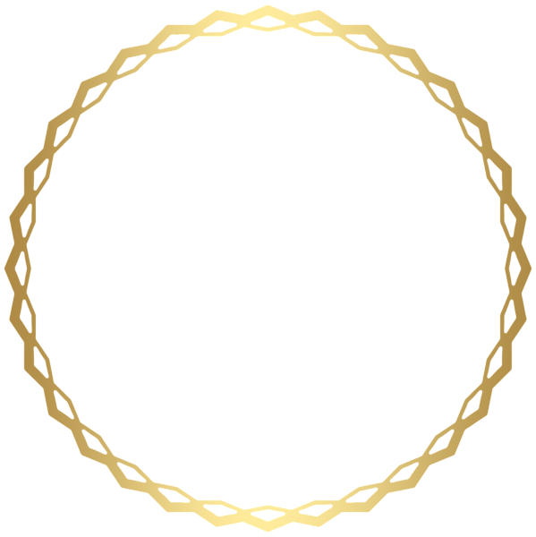 This png image - Golden Round Border PNG Transparent Clipart, is available for free download