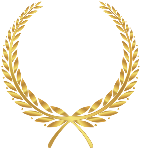 This png image - Golden Wreath PNG Clip Art Image, is available for free download