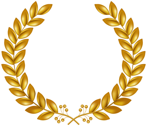 Golden Wreath Transparent PNG Clip Art | Gallery ...