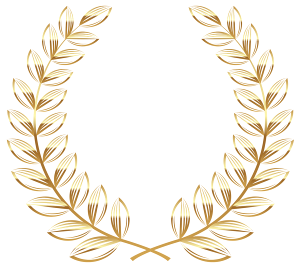 This png image - Golden Wreath Transparent PNG Clipart Picture, is available for free download