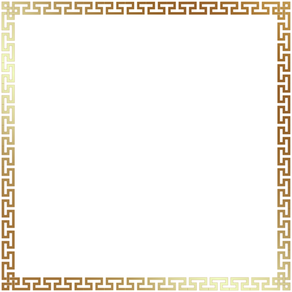 This png image - Greek Style Border Frame Transparent Clip Art Image, is available for free download
