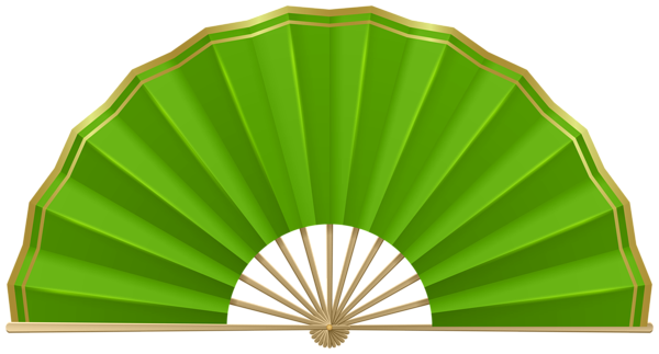 This png image - Green Fan PNG Clipart, is available for free download