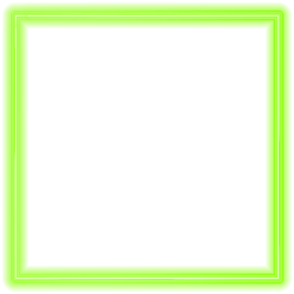 This png image - Green Neon Border Frame PNG Clipart, is available for free download