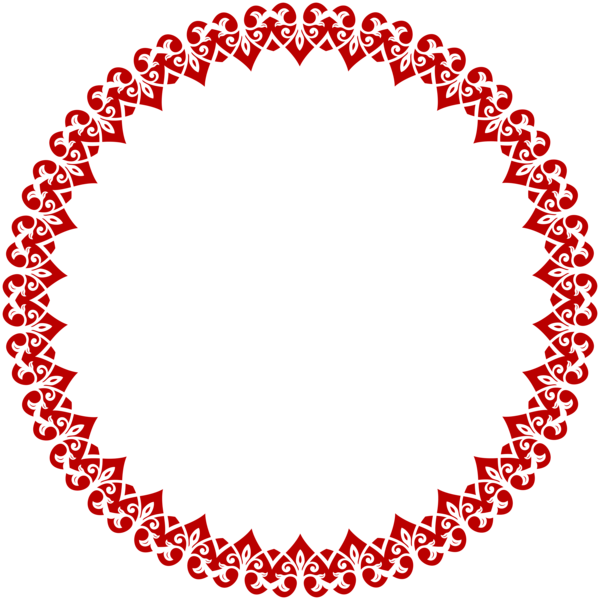 This png image - Heart Round Border Frame PNG Clip Art, is available for free download