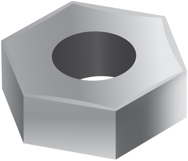 This png image - Hex Nut PNG Clipart, is available for free download