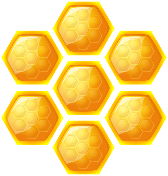 This png image - Honey Cells PNG Clipart, is available for free download