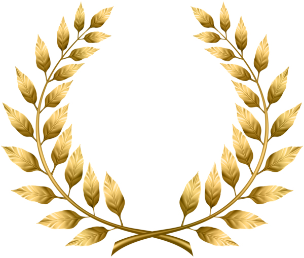This png image - Laurel Wreath Transparent PNG Clip Art Image, is available for free download
